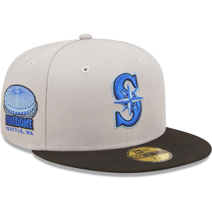New Era Seattle Mariners Gray/Black Kingdome Undervisor 59FIFTY Fitted