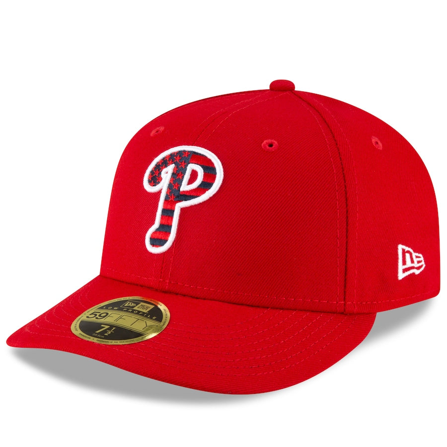 New Era Red Philadelphia Phillies 4th of July OnField Low Profile 59F