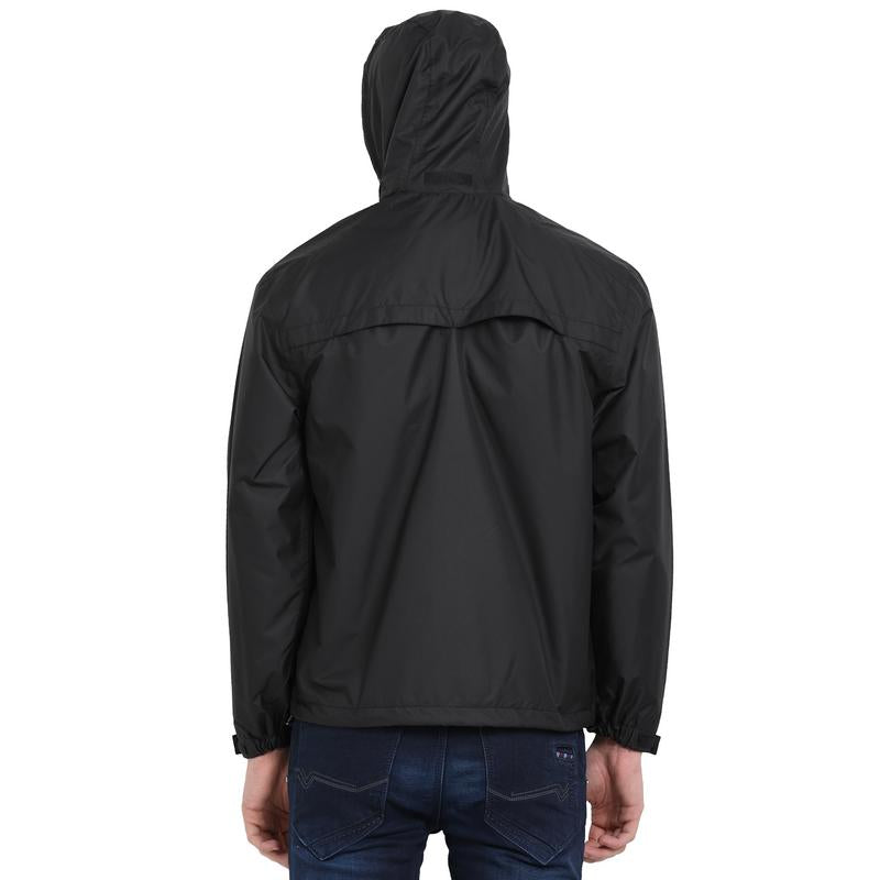 Buy T-Base Black Rain Jacket for Men Online India - Rainwears for Men ...