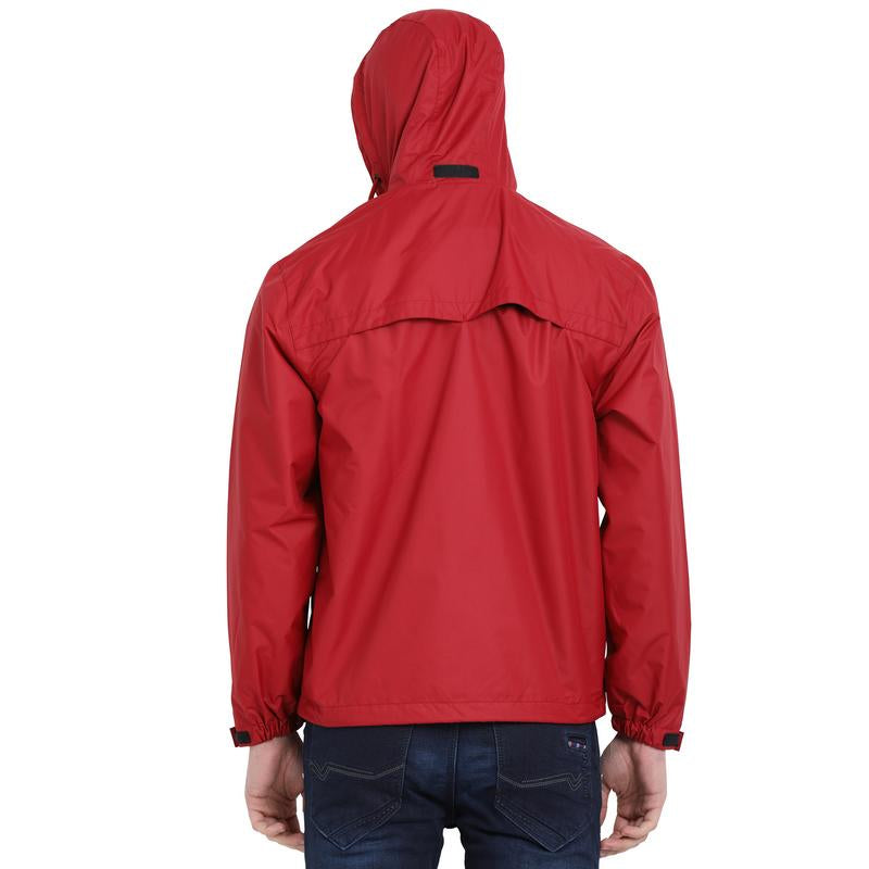 Buy T-Base Red Rain Jacket for Men Online India - Rainwears for Men – t-base