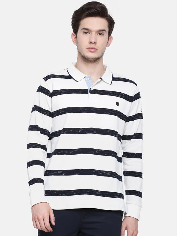 off white long sleeve striped