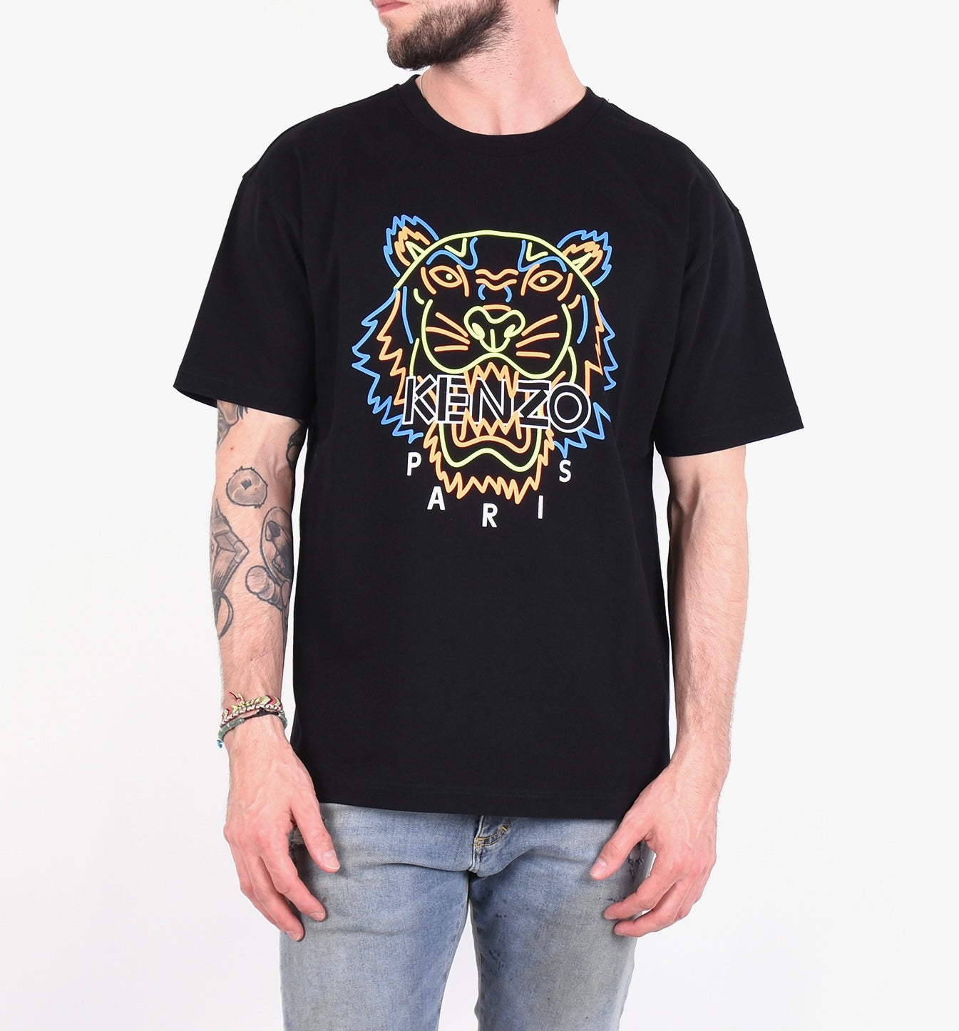 kenzo neon tiger t shirt