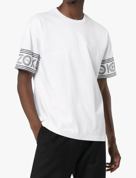 Kenzo Cuff Print Tee (White) – Jshopspree