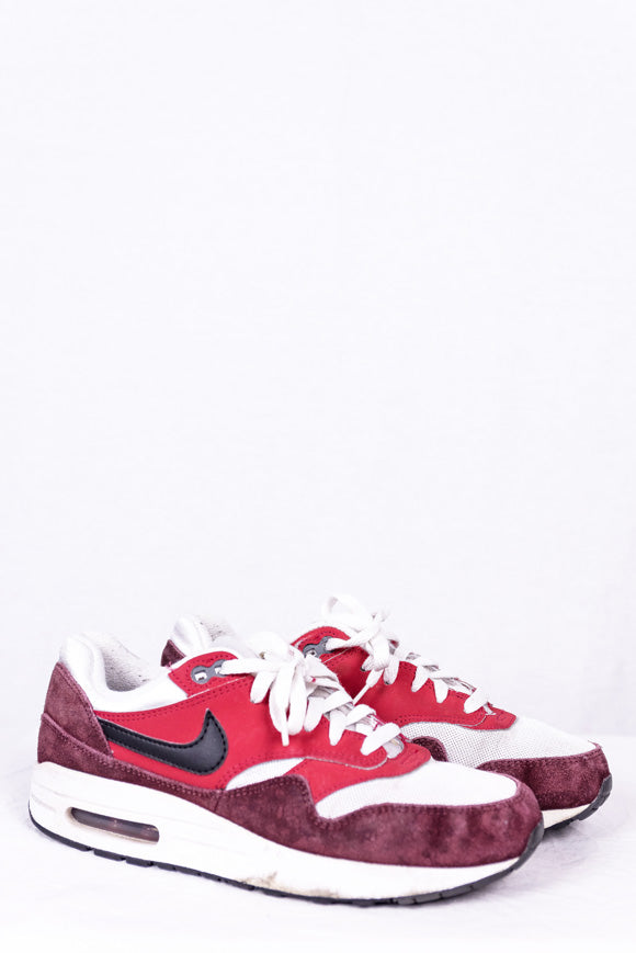 Nike Air Max 1 White & Red –