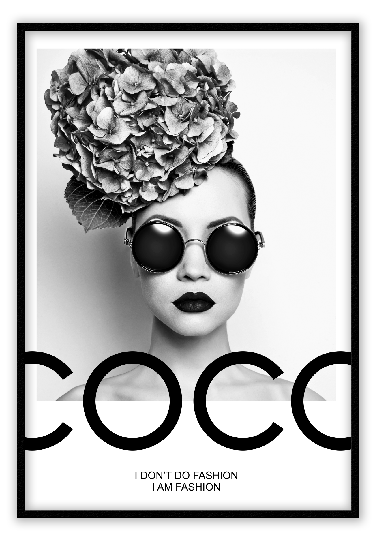 Coco Chanel Vintage Fashion Designer Wall Art Print  The Card Zoo