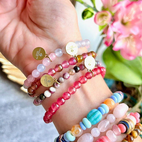 Bracelet élastique 7 chakras en pierres semi-précieuses – boutique bohème