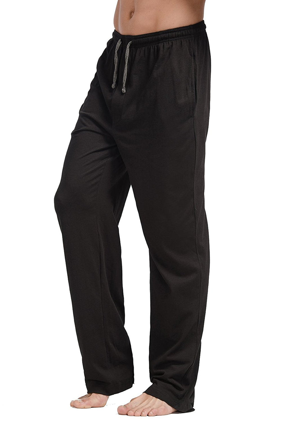 CYZ Men's 100% Cotton Jersey Knit Pajama Pants/Lounge Pants With Draws ...
