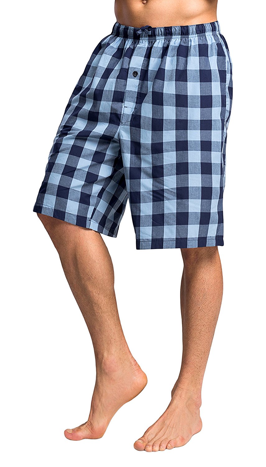 Cyz Mens 100 Cotton Plaid Woven Pajama Shorts Lounge Shorts Sleep Sh Cyz Collection