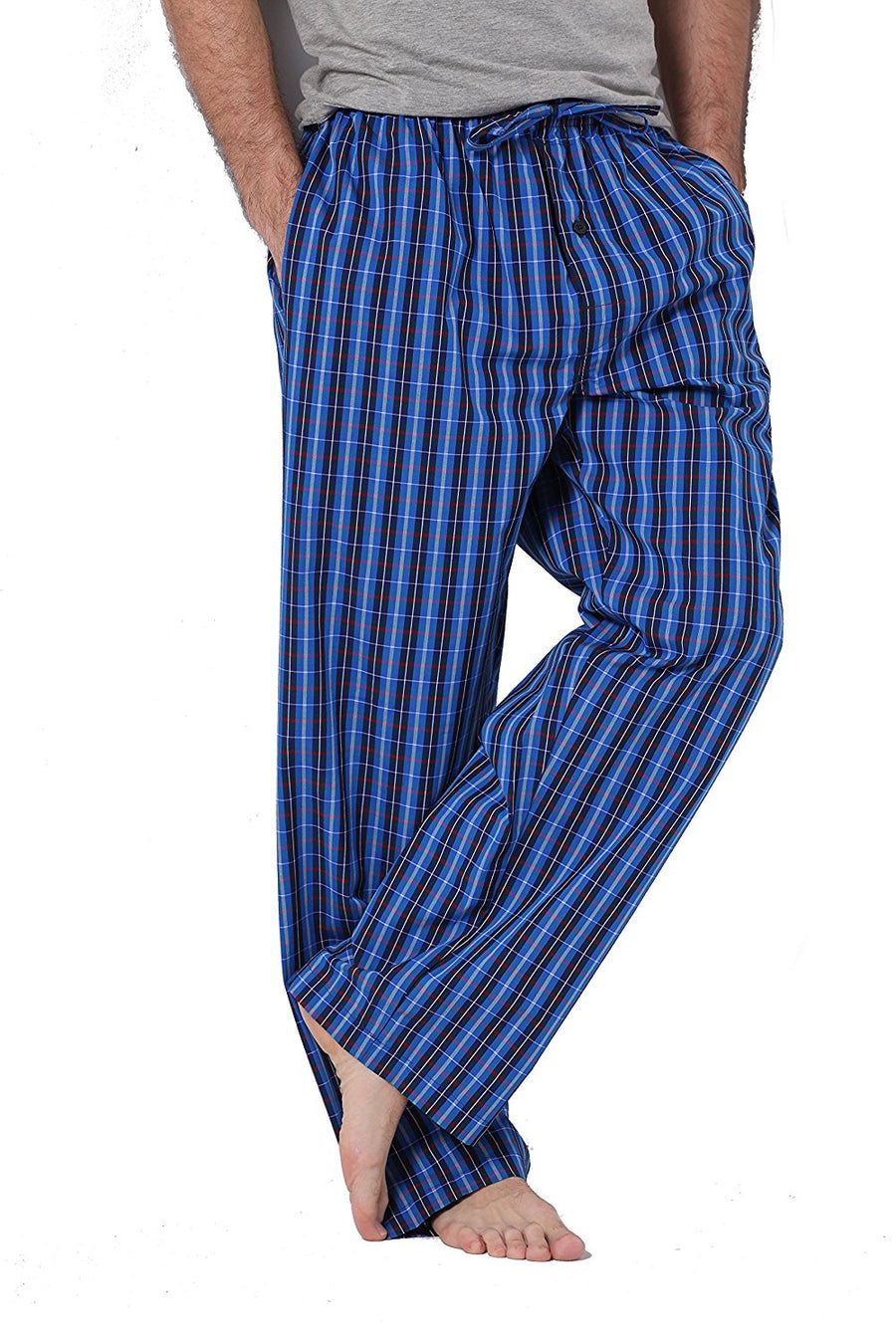 Cyz Mens 100 Cotton Poplin Pajama Lounge Sleep Pant Cyz Collection 5629