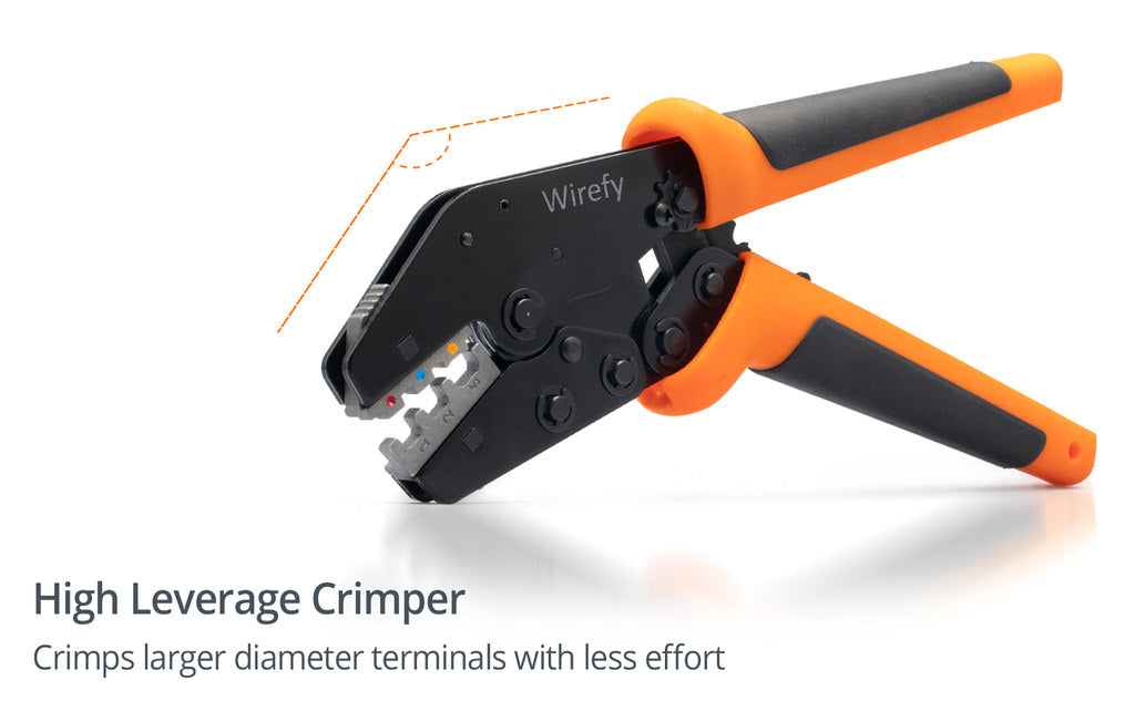 wirefy quick change crimping tool 9 inch high leverage