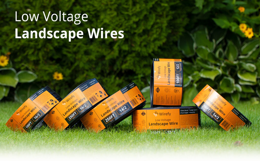 Low voltage landscape wiring