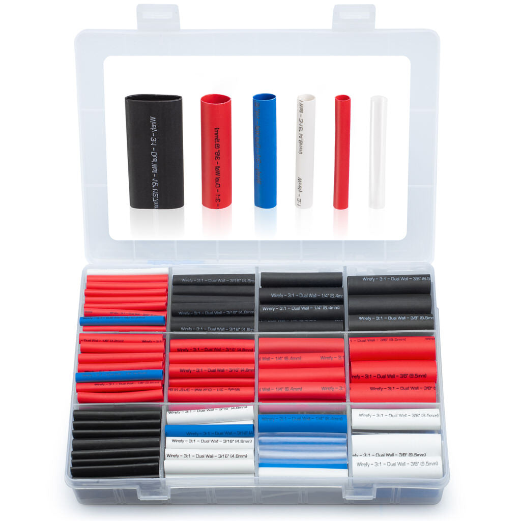 Heat Shrink Wire Connectors Kit - Marine Grade Electrical Connectors –  Wirefyshop