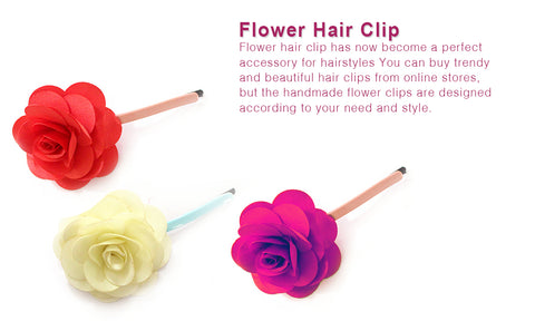 Flower Hair Clip