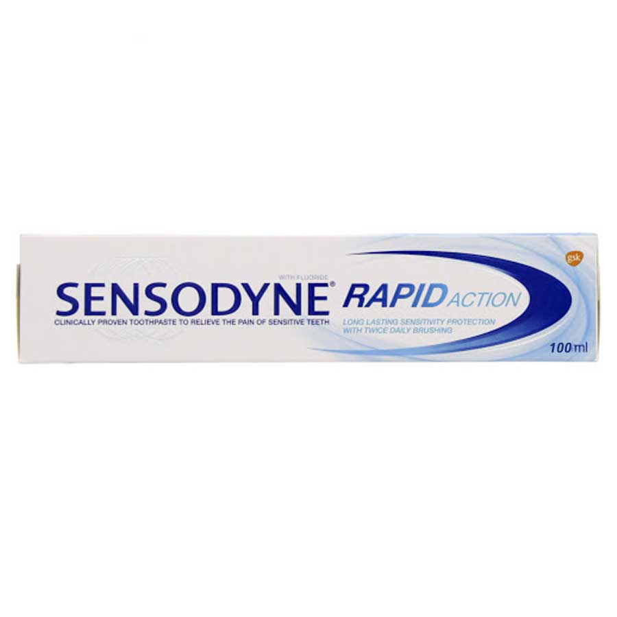 SENSODYNE RAPID ACTION TOOTH PASTE 100 GMS PACK OF 10