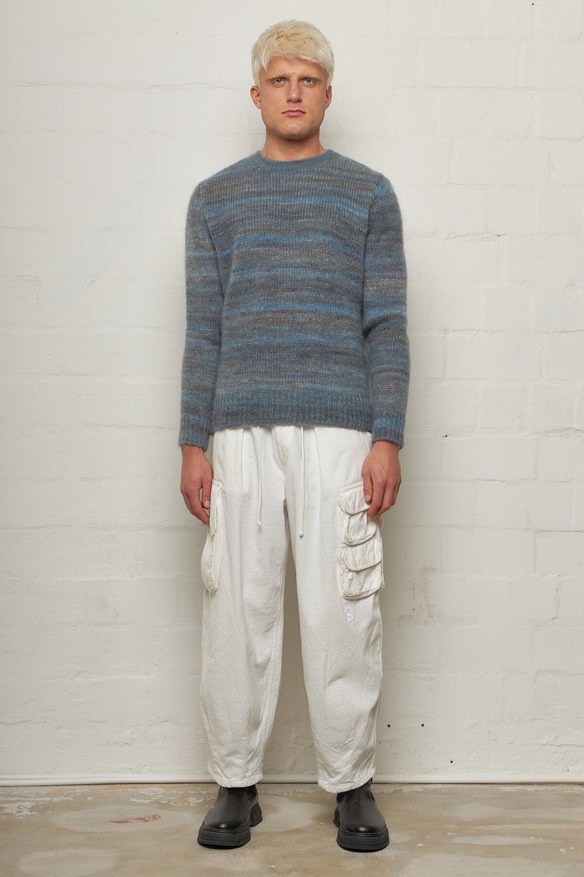 高価値】 cmmn swdn 20aw Marble marble 20aw Knit Cmmn mohair Swdn