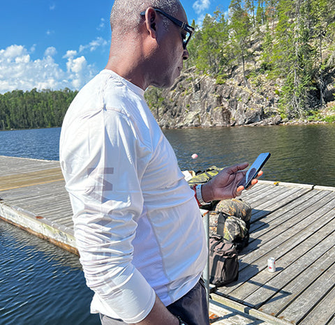 solid color fishing shirt