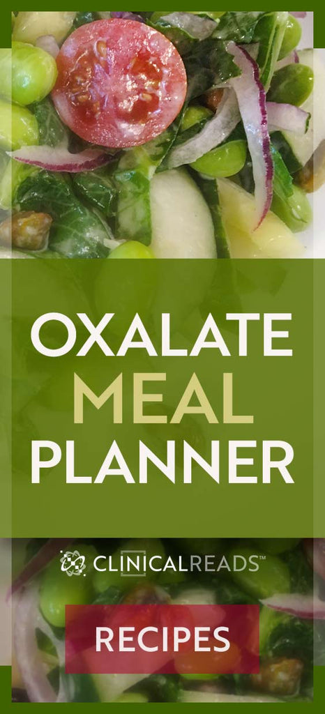 Low Oxalate Meal Planner