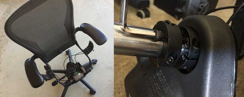 Disassembled Aeron Chair