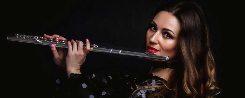 Female flautist