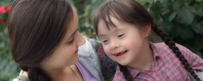 Down syndrome girl