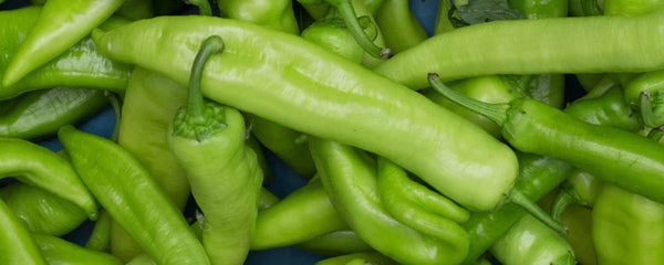 Green chili peppers