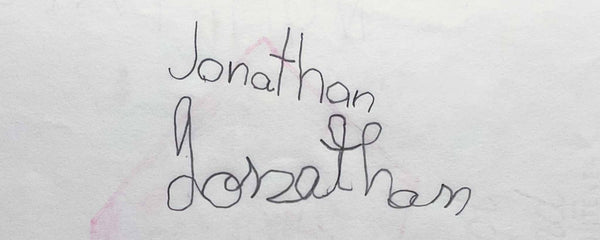 Jonathan cursive signature