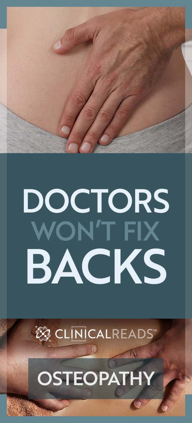 Doctors Won't Fix Backs