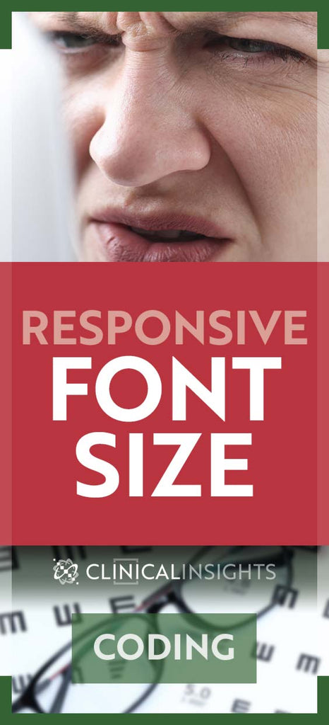 Responsive font size