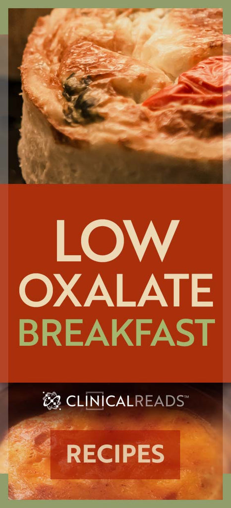 Low Oxalate Breakfast