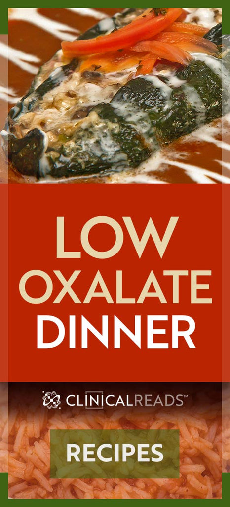 Low Oxalate Dinner