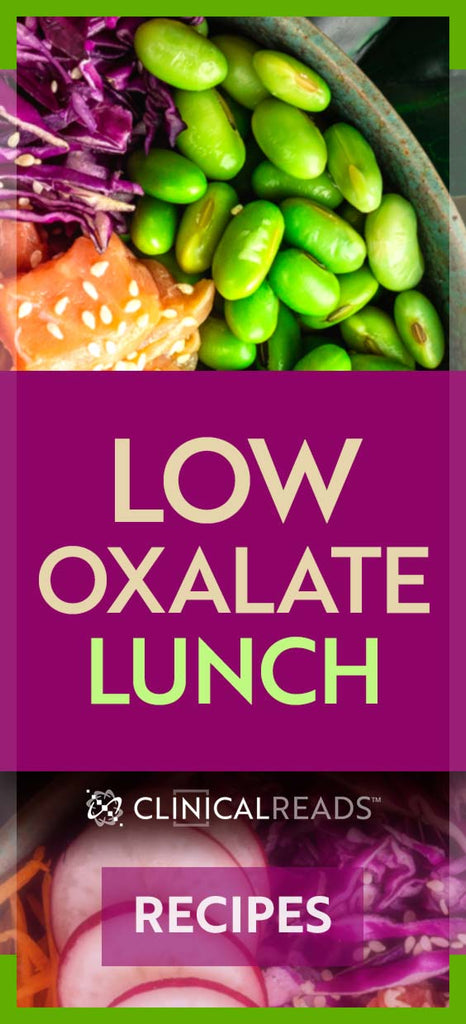 Low Oxalate Lunch