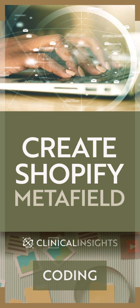 Create Shopify Metafield