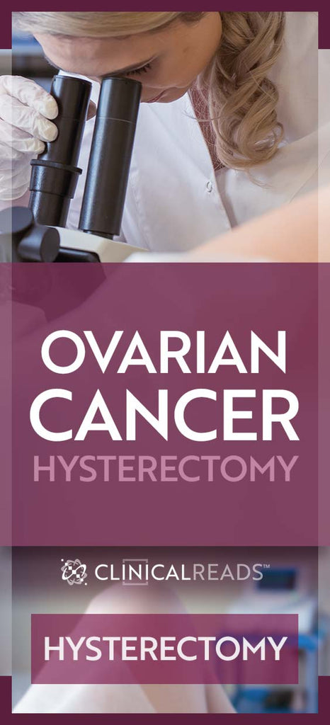 Ovarian cancer hysterectomy