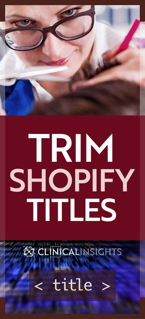 Trim Shopify Titles