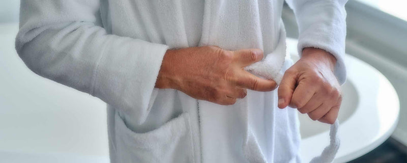 Man white robe