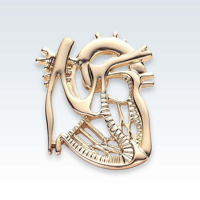 Anatomical Heart Pin, Pin, Heart Pin, Enamel Pin, Pin Badge, Black and  Gold, Black Heart, Lapel Pin, Wedding Gift, Heart Brooch, RockCakes