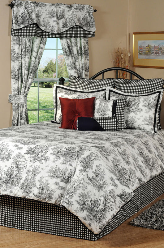 Jamestown Toile Duvet Cover Set Beddingandbath Com