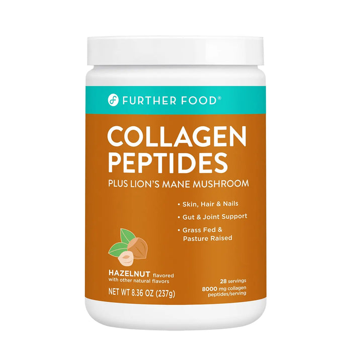 Further Food Matcha Collagen Peptides Powder, Grass-Fed, 9.4 oz. (28  Servings)