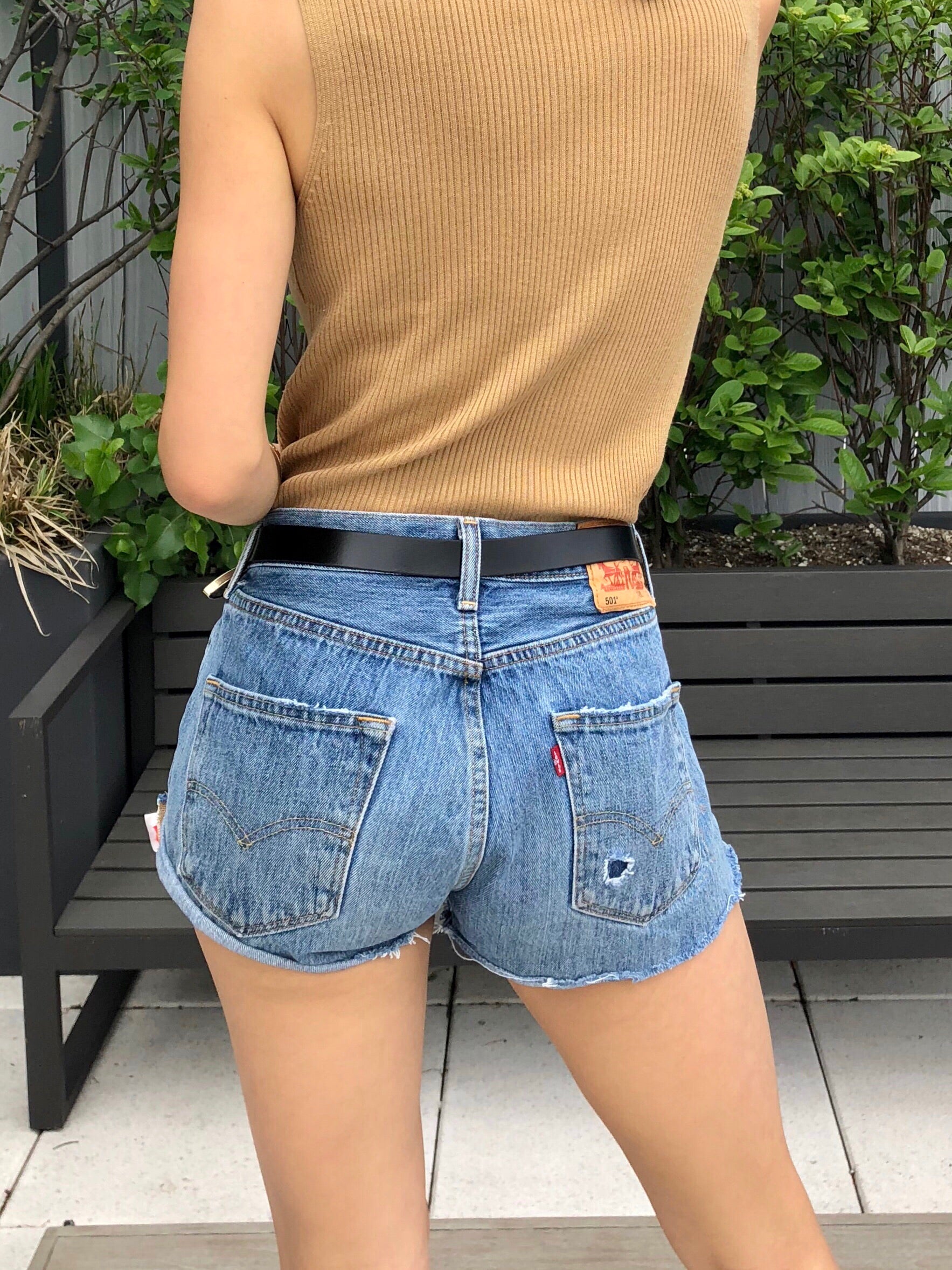 vintage levi cut off shorts