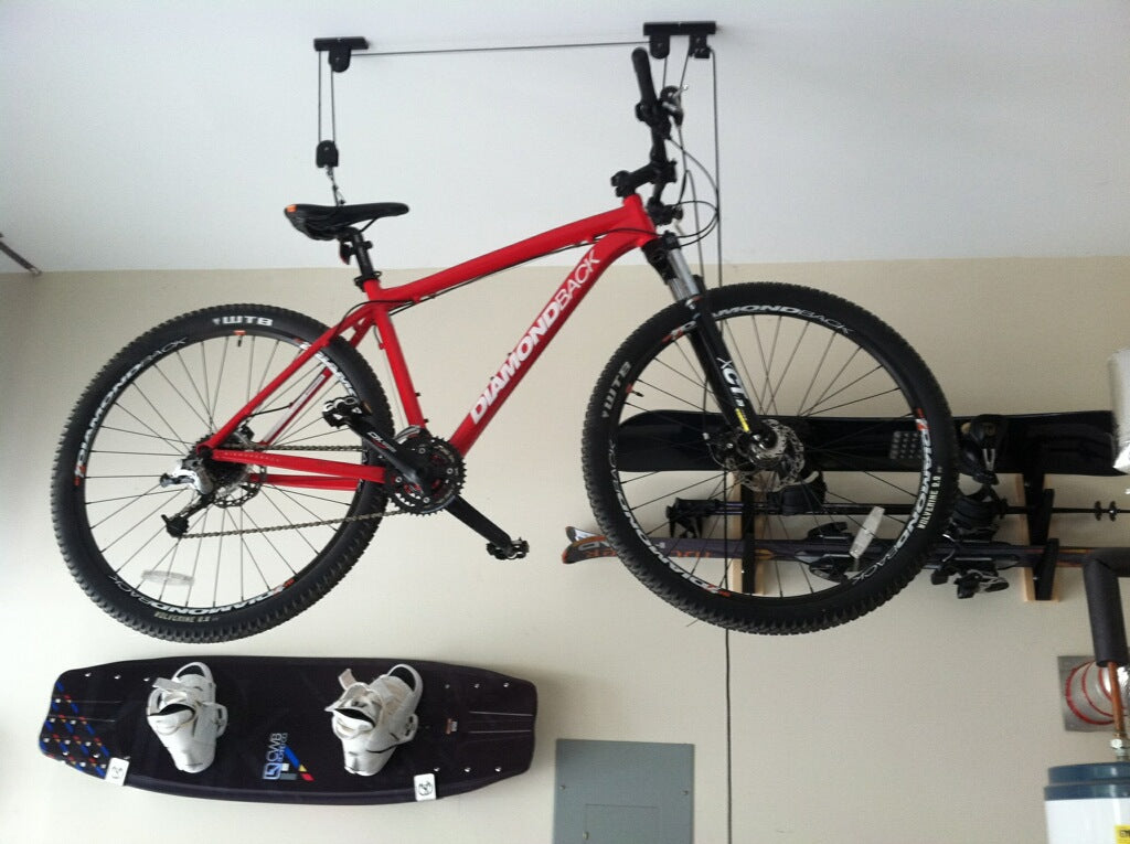 bike pulley storage