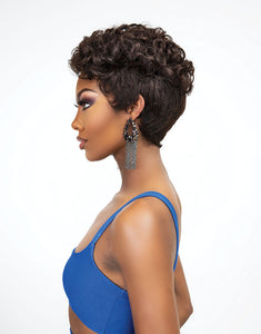 Janet Collection Luscious 100% Natural Virgin Remy Human Hair Wig Sasha #DYF2/33