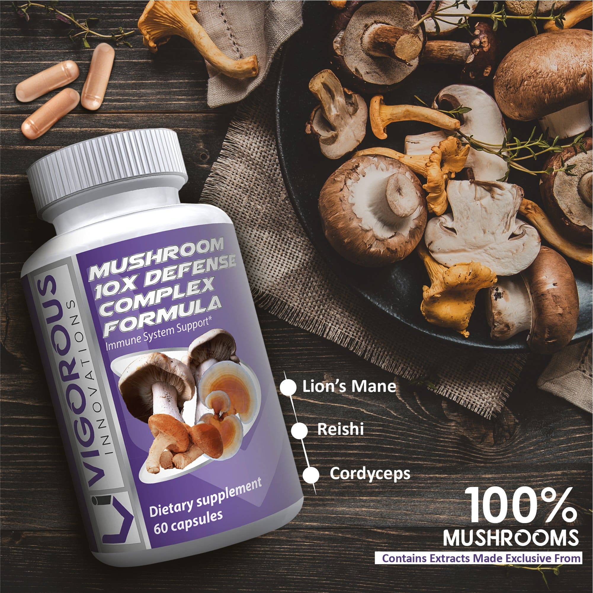 mushroom pills benefits