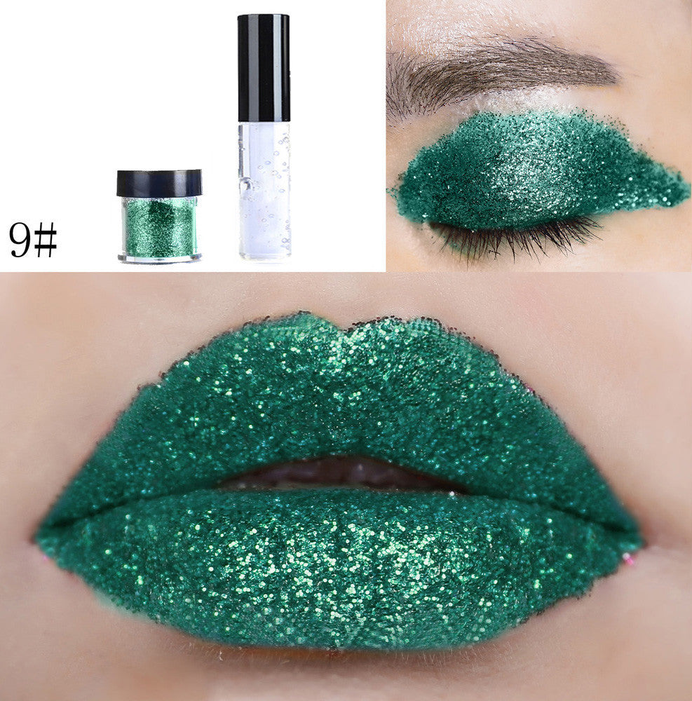 teal green lipstick