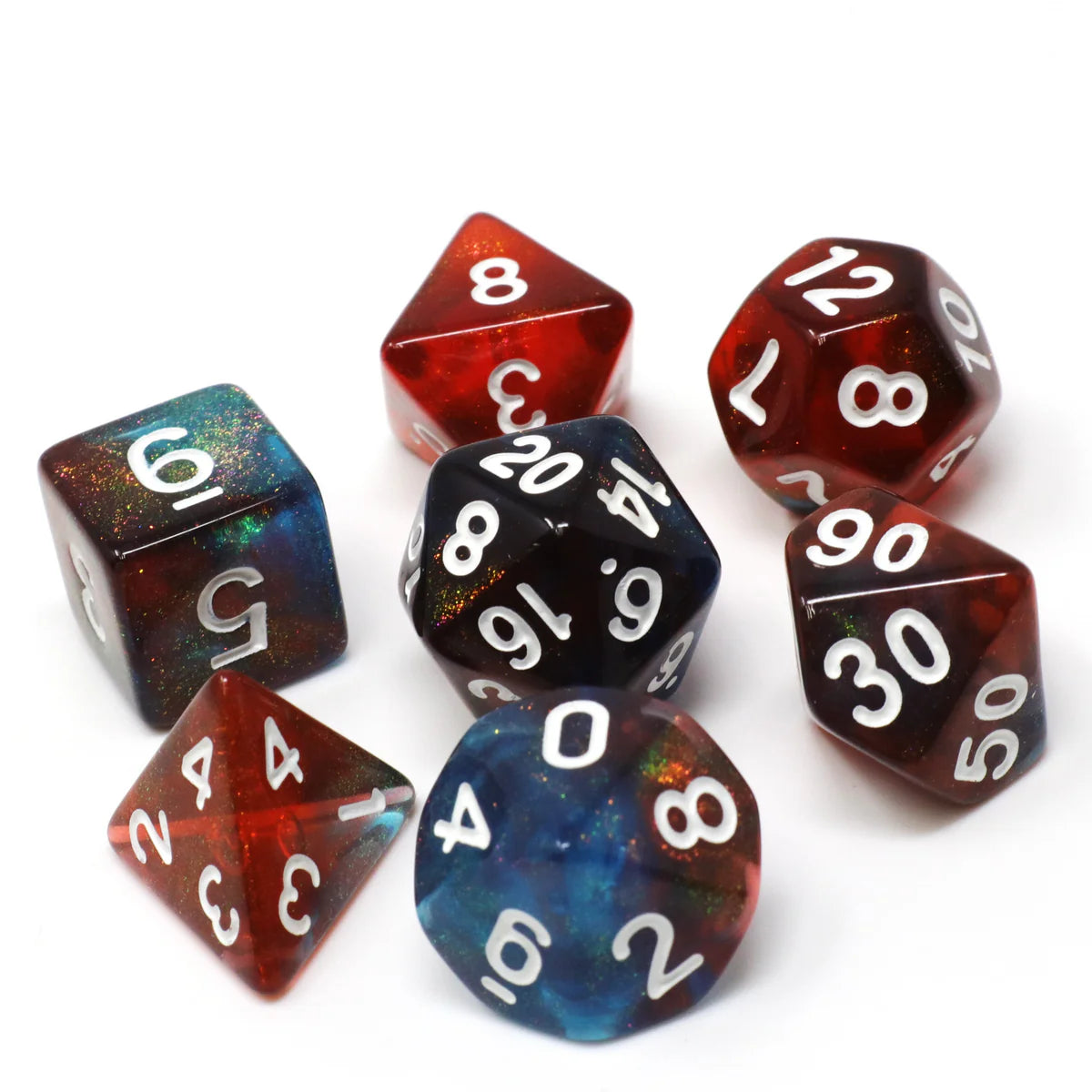 Die Hard Dice - 7pc RPG Set - Dragon Scale