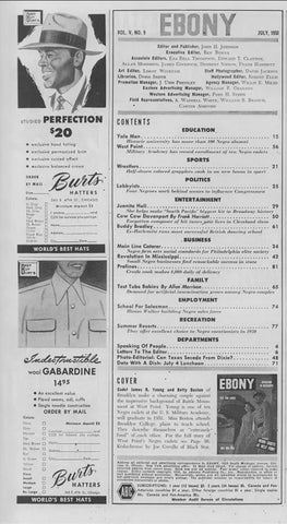 Ebony Magazine 1950