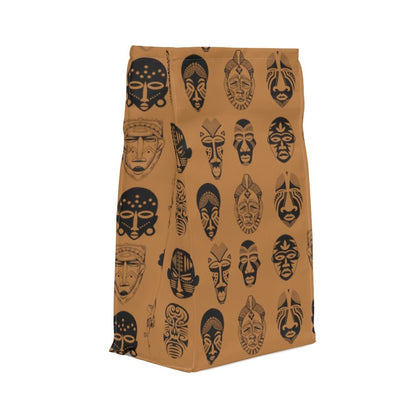 African Masks Lunch Bag - The Trini Gee