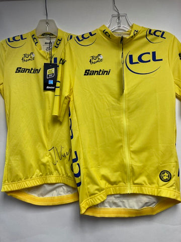 Santini cycling jersey maillot jaune Tour de France