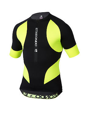 black yellow cycling jersey