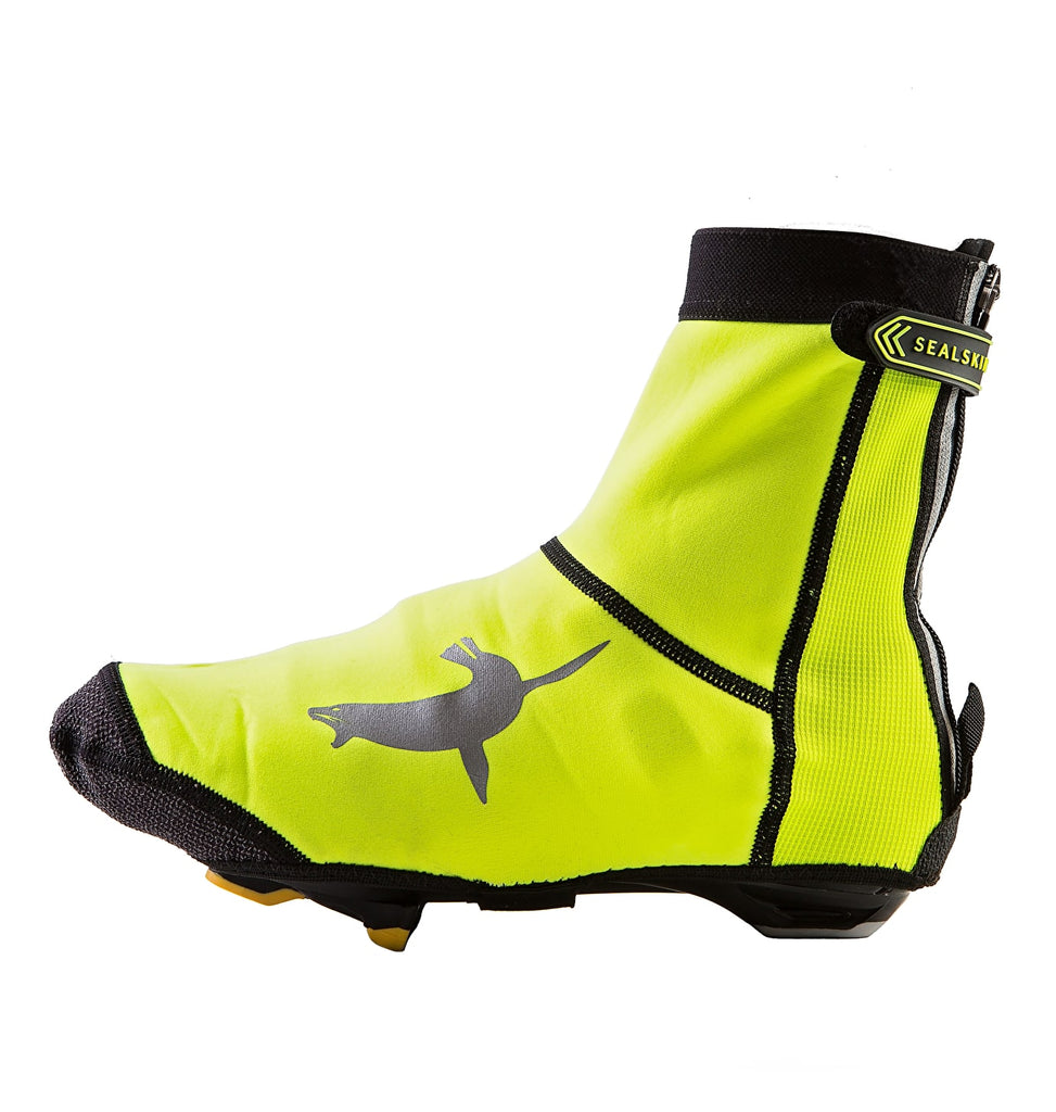 hi viz cycling overshoes