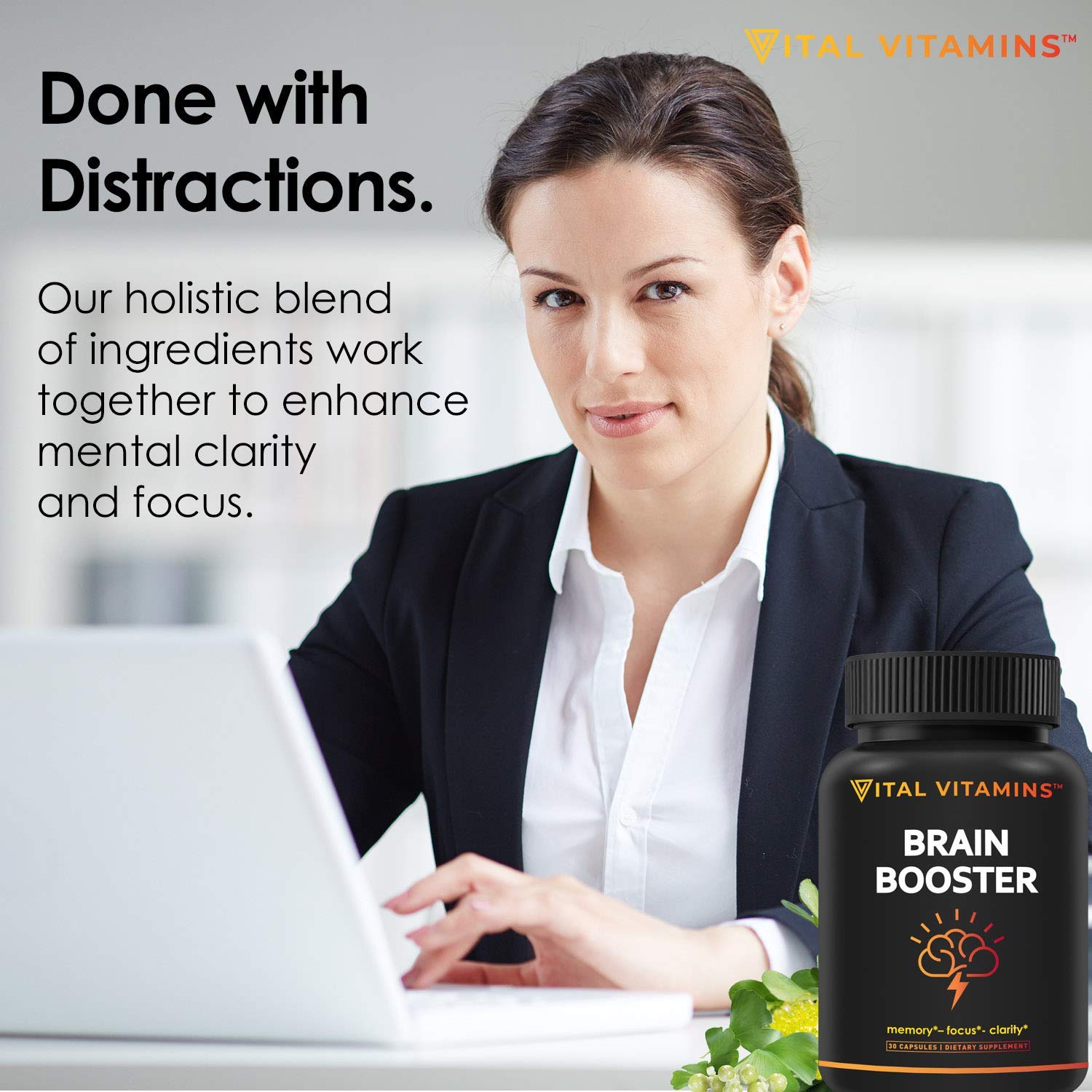 FOCUSfactor Nutrition for the Brain Dietary Supplement, 180 Tablets 